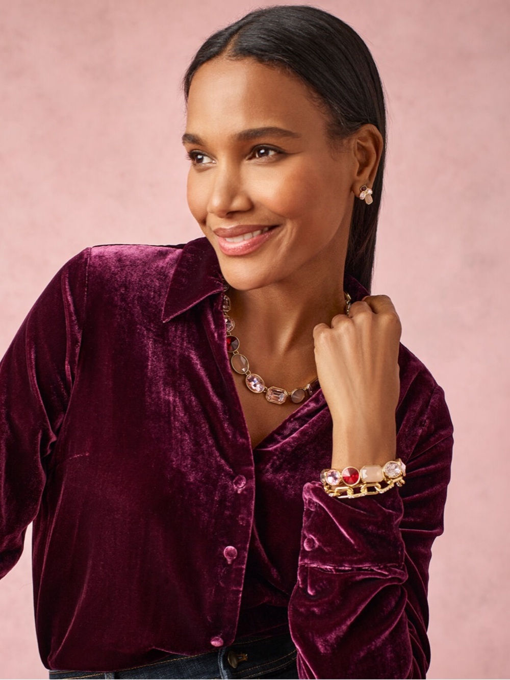TALBOTS SINCERE SHIMMER STRETCH BRACELET